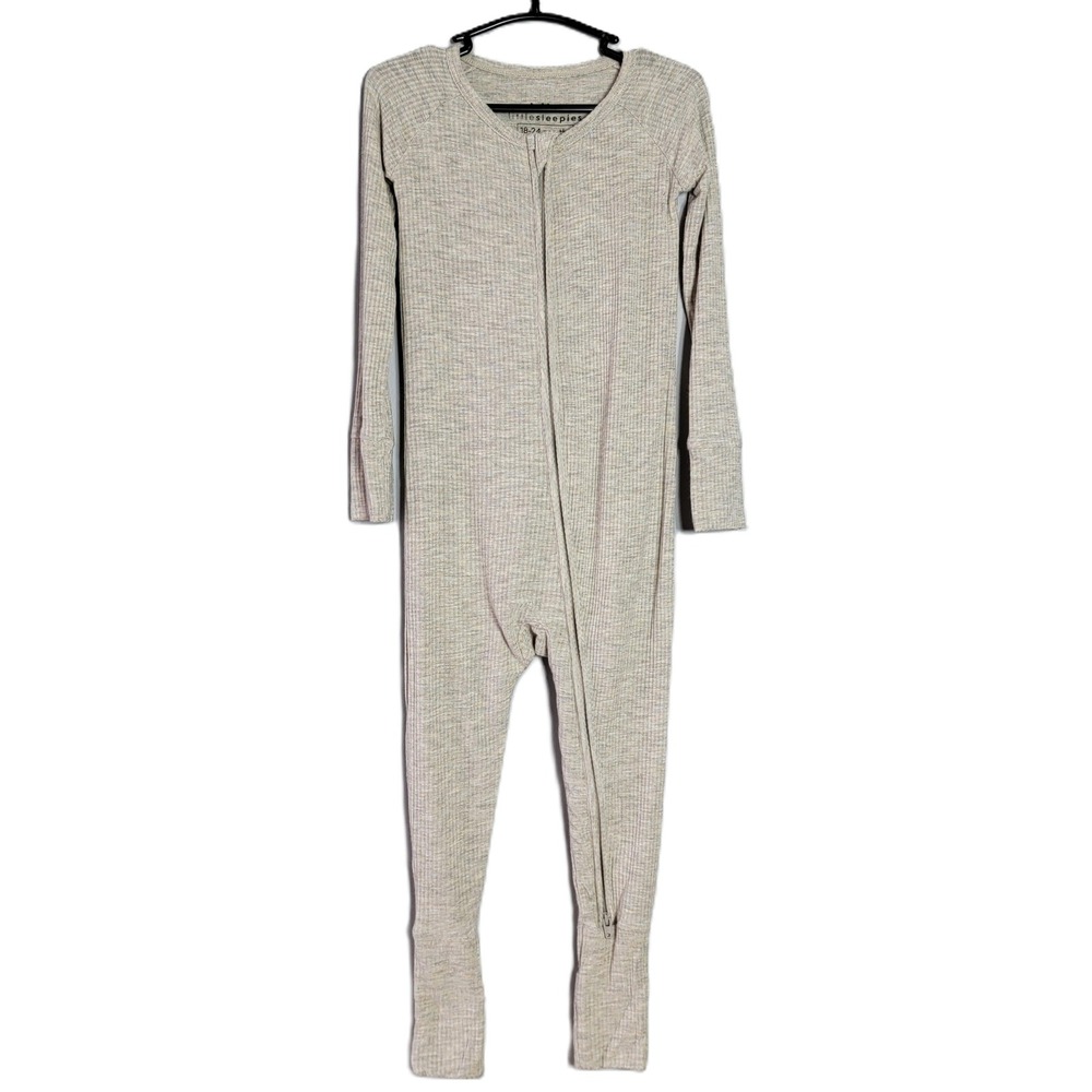 Little‎ Sleepies Bamboo Oatmeal Ribbed Zippy 18-24 Months Pajamas Footie Sleeper